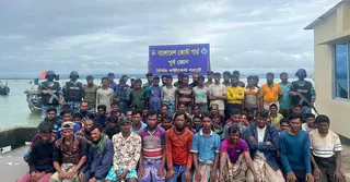 মিয়ানমার জলসীমায় প্রবেশকারী ১২২ জেলেকে ফেরত এনেছে কোস্টগার্ড